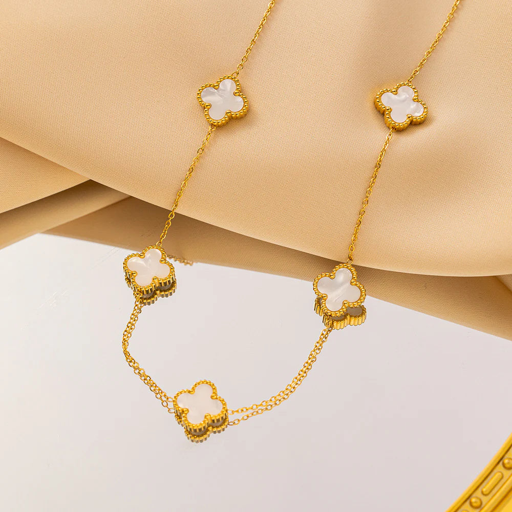 🔥 SUPER OFERTA ESPECIAL 2025! Collar Van Cleef bañado en oro 18k
