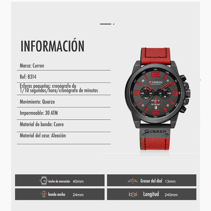 🔥 ¡Oferta Exclusiva 2025! Reloj Curren PasoFino® – Para el Hombre Sofisticado