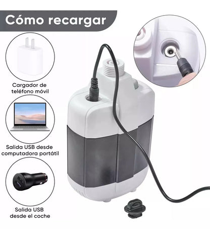🚿 ¡Ducha Portátil con Batería 2000mAh! | Perfecta para aventuras al Aire libre