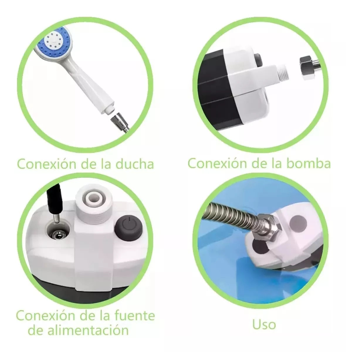 🚿 ¡Ducha Portátil con Batería 2000mAh! | Perfecta para aventuras al Aire libre