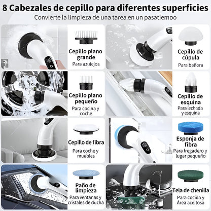 ✨ ¡Super Oferta 2025! | Cepillo Eléctrico De Limpieza 9 En 1