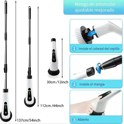 ✨ ¡Super Oferta 2025! | Cepillo Eléctrico De Limpieza 9 En 1
