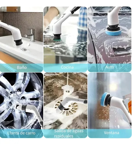 ✨ ¡Super Oferta 2025! | Cepillo Eléctrico De Limpieza 9 En 1