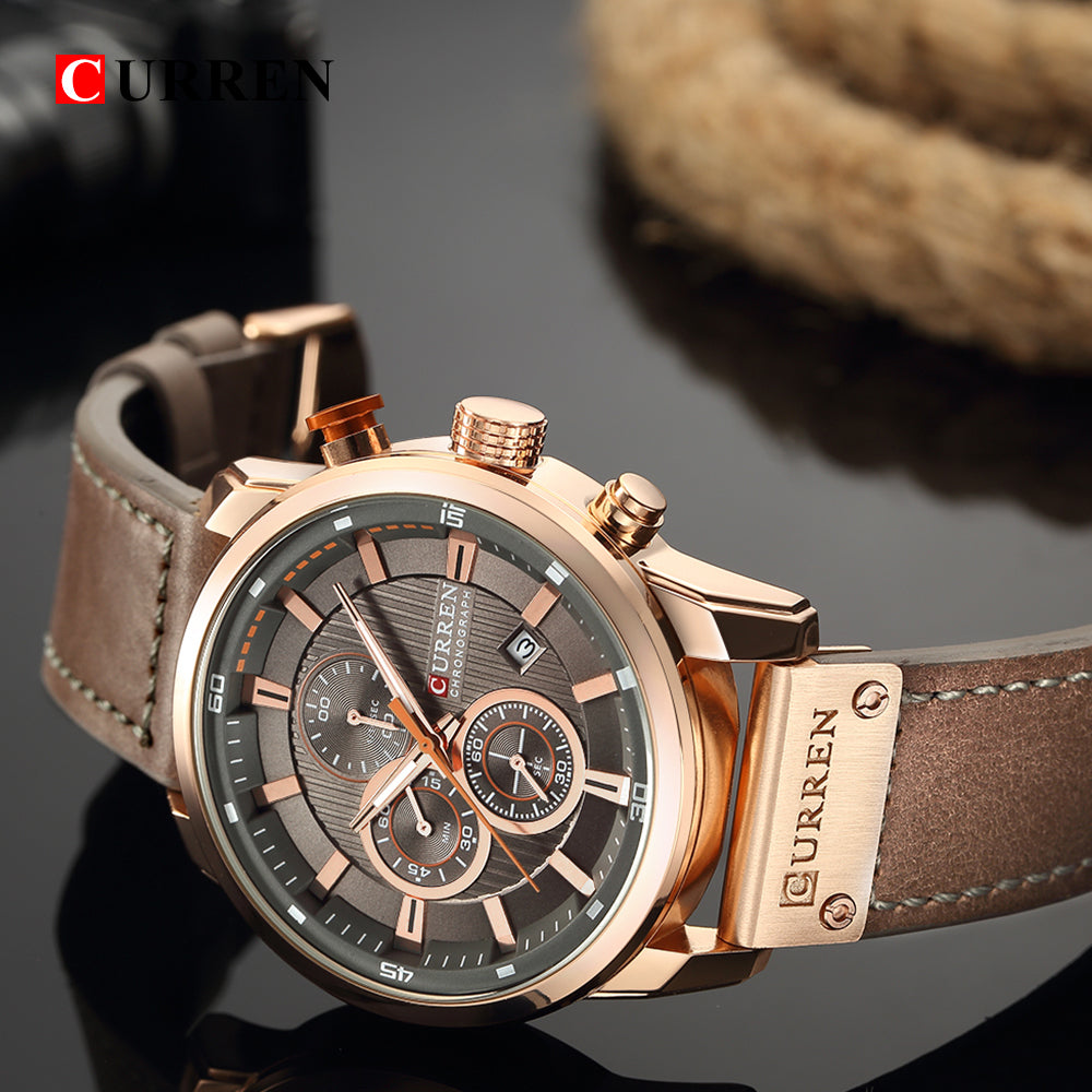 🔥 Curren Istanbul® – El Reloj de Piel que Impone Estilo & Poder