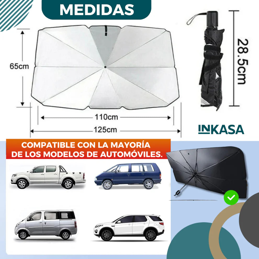🔥 ¡Super Oferta 2025!| Parasol portátil para carro