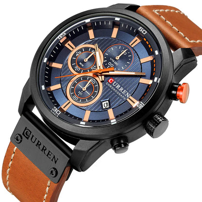 🔥 Curren Istanbul® – El Reloj de Piel que Impone Estilo & Poder