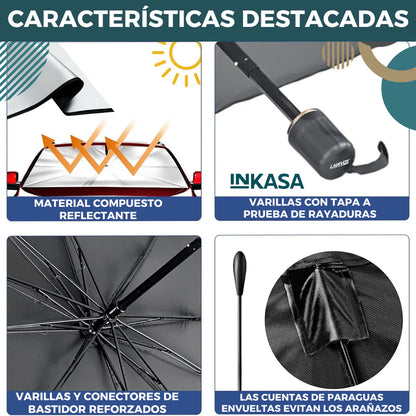 🔥 ¡Super Oferta 2025!| Parasol portátil para carro