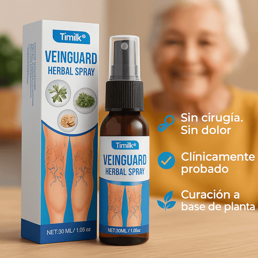 Timilk® Spray Herbal | ¡Clínicamente probado para eliminar las venas varicosas!