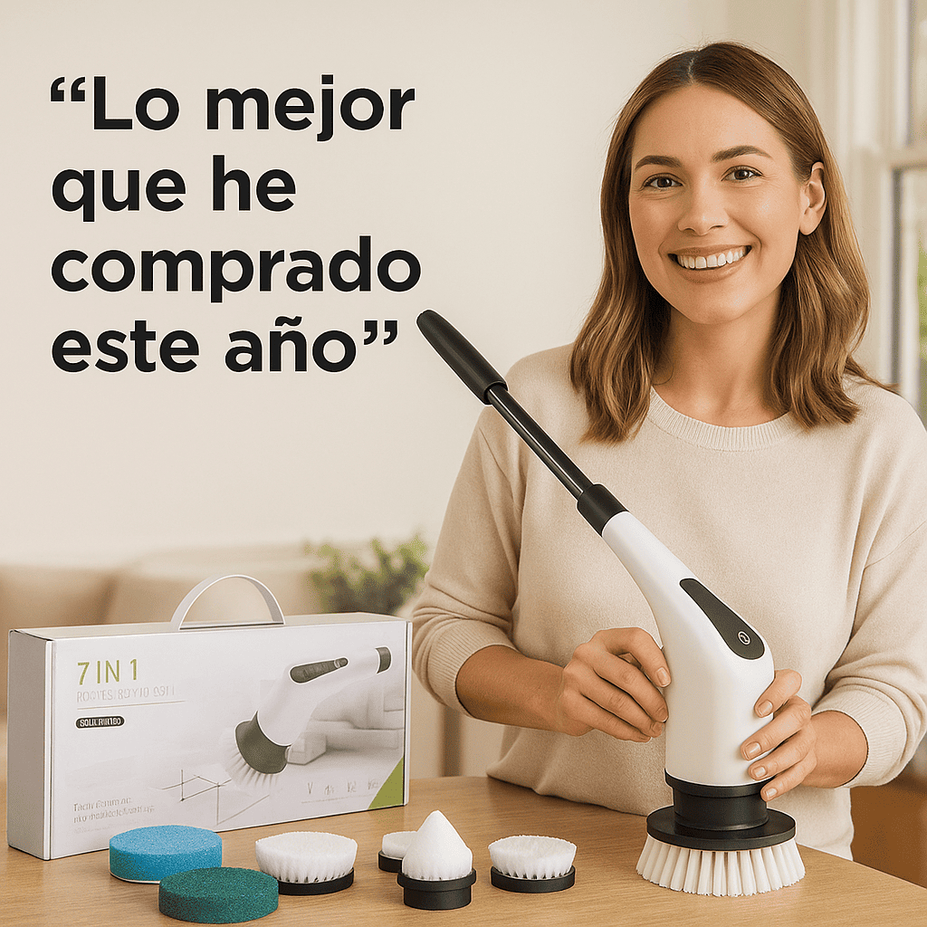 ✨ ¡Super Oferta 2025! | Cepillo Eléctrico De Limpieza 9 En 1