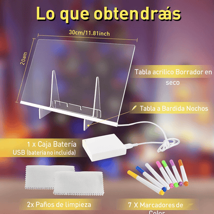 ✨ ¡Oferta de Regalo 2025! | Tablero LED Mágico – Estimula la imaginación, reduce el tiempo en pantallas