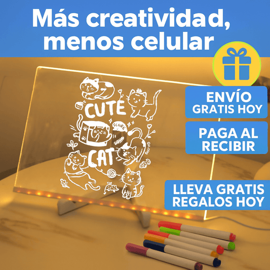 ✨ ¡Oferta de Regalo 2025! | Tablero LED Mágico – Estimula la imaginación, reduce el tiempo en pantallas